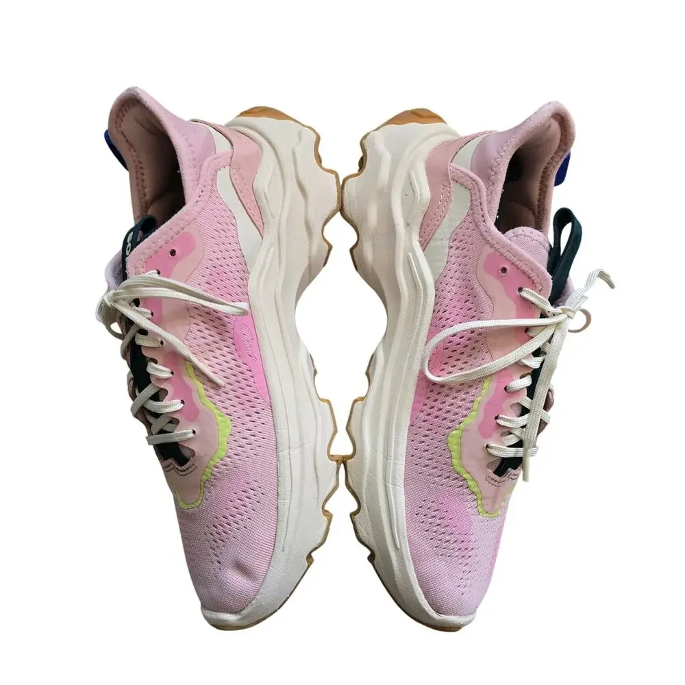 Sorel Women's Kinetic Breakthru Day Lace Sneakers Pink/White, Size 7.5